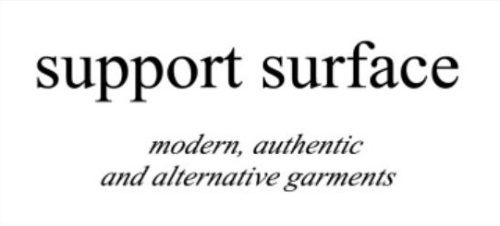 'support surface'のブランドロゴ